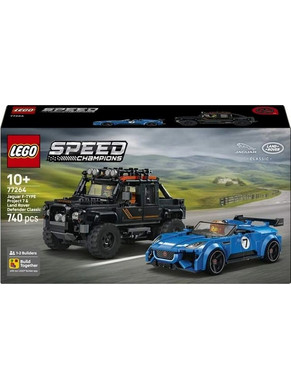 Lego Speed Champions Jaguar Project 7 & Land Rover Defender για 10+ Ετών 77264