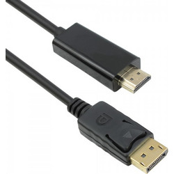 Καλώδιο DisplayPort to HDMI Male 1.8m Black 02.002.0018