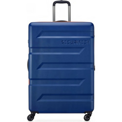 Delsey Securitech 401783102 Βαλίτσα Μεγάλη 81x54x34.5cm με 4 Ρόδες Navy Μπλε