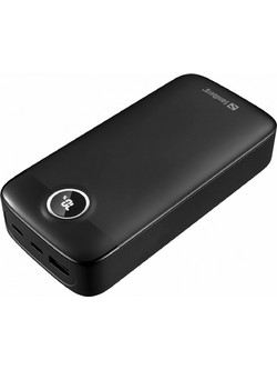 Sandberg SemiSolidState Power Bank 20000mAh 20W με Θύρα USB-A & Θύρα USB-C Black