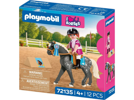 Playmobil I Love You Horses Αναβάτρια Υπερπήδησης Εμποδίων για 4+ Ετών 72135