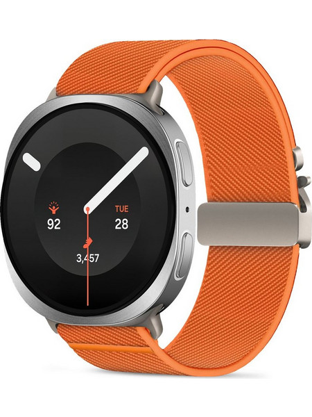 Tech-Protect Nylon Clasp Λουράκι Υφασμάτινο Orange (Samsung Galaxy Watch 9 / 8 / Classic)