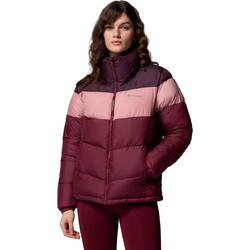 Columbia Puffect II Γυναικείο Μπουφάν Χειμωνιάτικο Puffer Κοντό Μπορντό Ροζ 2088481-624