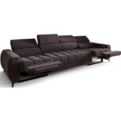 PoliHome Calyra Relax Τετραθέσιος Καναπές Μωβ 331x97x95cm 163078929