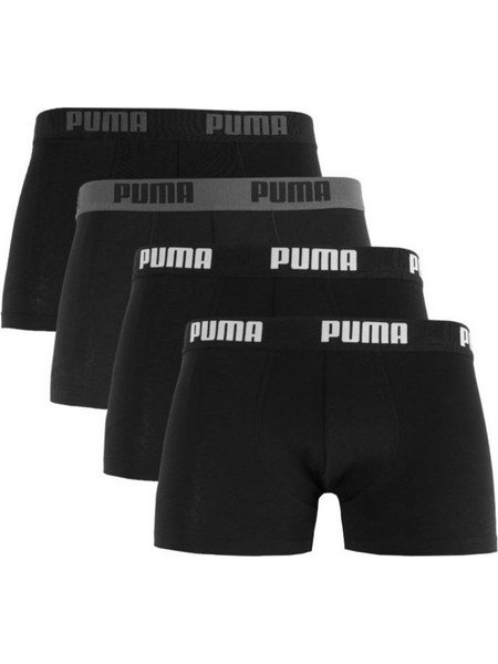 Puma Ανδρικά Μποξεράκια Σετ 4Pack Μαύρα 938198-01