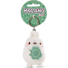 NICI Molang με Τριφύλλι με Κλιπ 8cm