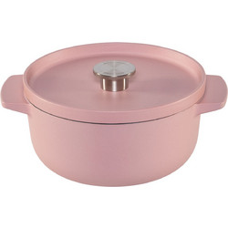 KitchenAid Πυρίμαχη Μαντεμένια Κατσαρόλα Στρογγυλή με Καπάκι 22cm 3.3lt CC007430-001