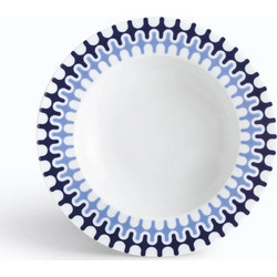 Ιωνία Illusion Blue Πιάτα Βαθιά Πορσελάνης 6τμχ 8092022