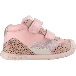 Biomecanics Παιδικά Sneakers Μποτάκια Ροζ Καφέ 261106-B193