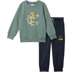 Funky Παιδικό Σετ Φόρμας Πράσινο Mint Navy Μπλε 227-317121-1