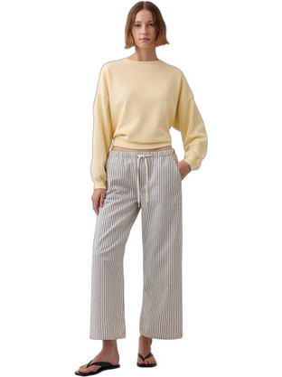 Gap '90s Γυναικείο Τζιν Παντελόνι Relaxed Εφαρμογή Εκρού Μαύρο 895148000