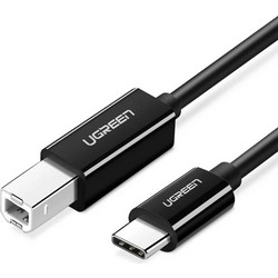 Ugreen US241/50446 Καλώδιο USB-B Male 2.0 to USB-C Male 2m Black