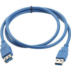 Techly ICOC-U3-AA-10-EX Καλώδιο USB-A Male 3.0 to USB-A Female 1m Blue