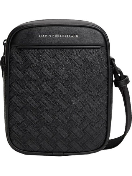 Tommy Hilfiger Ανδρική Τσάντα Ώμου / Χιαστί Μαύρη AM0AM14844-BDS