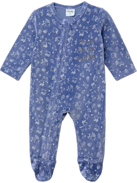 Funky Φορμάκι Μακρυμάνικo για Αγόρι Βελουτέ Royal Blue 227-050138-1