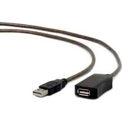 NG NG-AUSB10 Καλώδιο Braided USB-A Male 2.0 to USB-A Female 10m Black
