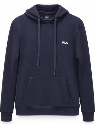 Fila Ανδρικό Αθλητικό Φούτερ με Κουκούλα Navy Μπλε APJPM26003