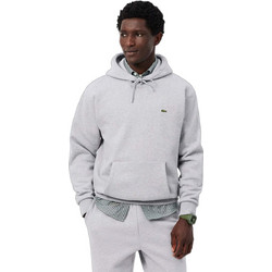 Lacoste Ανδρικό Φούτερ με Κουκούλα & Τσέπες Γκρι 3SH8863