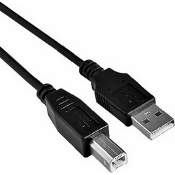 Nanocable 10.01.0104 Καλώδιο USB-A Male 2.0 to USB-B Male 3m Black