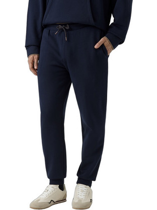Guess Ανδρικό Παντελόνι Φόρμας με Λάστιχο Navy Μπλε Z6YB20K5022-G7V2