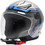Str Fly Grey Black Blue Κράνος Μηχανής Jet 1150gr