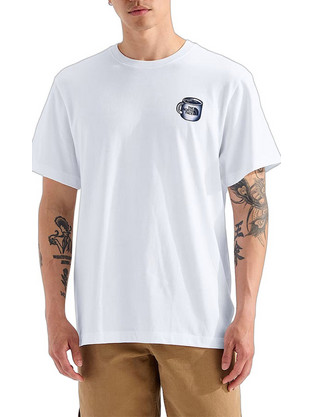 The North Face Ανδρικό Αθλητικό T-Shirt Λευκό NF0A8JAA-YBO