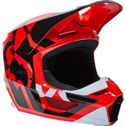 Fox V1 Lux Παιδικό Κράνος Ποδηλάτου Βουνού / Downhill Full Face MIPS Κόκκινο Μαύρο