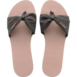 Havaianas Γυναικείες Σαγιονάρες Αντιολισθητικές Μαύρες