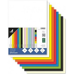 Kangaro Χαρτόνι Α4 160gr/m² 50 Φύλλα Πολύχρωμο