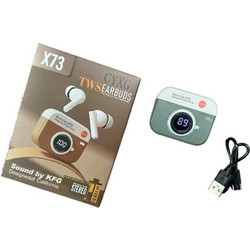 TWS X73 CYXG Ακουστικά Bluetooth In Ear Green