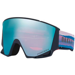 Oakley Flow Scape M OO7147-15 Μάσκα Σκι & Snowboard Ενηλίκων Μαύρη με Φακό Καθρέπτη Χρυσό