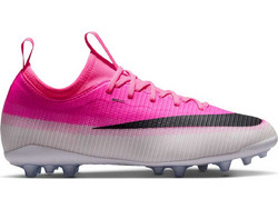 Nike Jr. Mercurial Vapor 17 Academy AG IQ2359-900 Ποδοσφαιρικά Παπούτσια με Τάπες και Καλτσάκι Ροζ Μπεζ