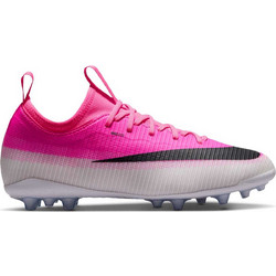 Nike Jr. Mercurial Vapor 17 Academy AG IQ2359-900 Ποδοσφαιρικά Παπούτσια με Τάπες και Καλτσάκι Ροζ Μπεζ