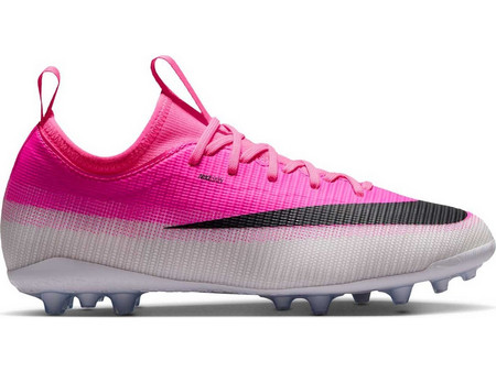 Nike Jr. Mercurial Vapor 17 Academy AG IQ2359-900 Ποδοσφαιρικά Παπούτσια με Τάπες και Καλτσάκι Ροζ Μπεζ