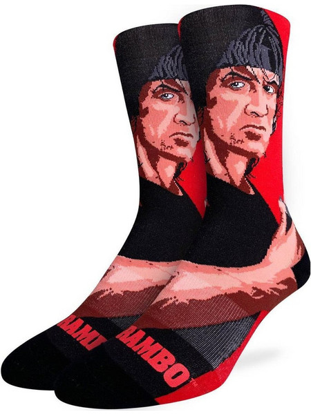 Good Luck Sock Rambo Ανδρικές Κάλτσες Ψηλές με Σχέδια Πολύχρωμες GLS-4227