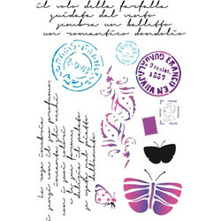 Stamperia Στένσιλ Σχέδια Γράμμα 21x29.7cm
