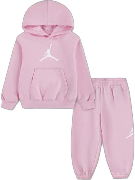 Jordan Jumbo Jumpman Παιδικό Σετ Φόρμας Ροζ 35G247-A9Y