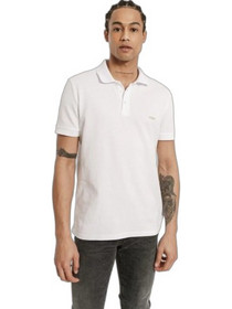 Edward Jeans Idris Ανδρική Μπλούζα Polo Λευκή MP-N-TOP-S26-012