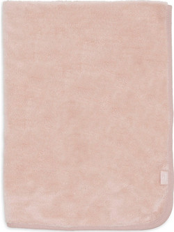Jollein Basic Κουβέρτα Κούνιας Γούνινη 100x150 Ροζ