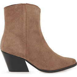 Marco Tozzi Γυναικεία Μποτάκια Cowgirl Suede Ταμπά με Χοντρό Χαμηλό Τακούνι 2-25078-47-323