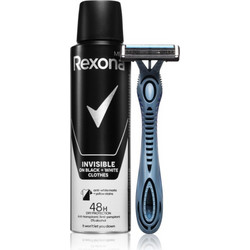 Rexona Men Invisible Deodorant Spray 150ml + Razor