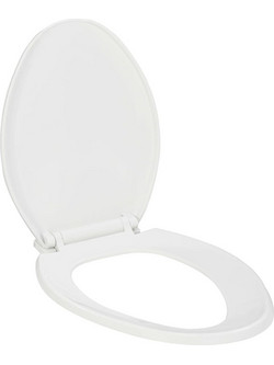 vidaXL Καπάκι Λεκάνης Οβάλ Πλαστικό Soft Close Λευκό 145019