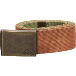 Quiksilver The Jam Ανδρική Ζώνη Δερμάτινη Χακί Πορτοκαλί EQYAA03912-CPG0