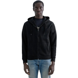 Replay Cotton Blend Ανδρική Ζακέτα Φούτερ με Κουκούλα Μαύρο