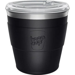 KeepCup Ποτήρι Καφέ Ατσάλι QuickSip XS Frost Μαύρο 170ml KPTHR180B