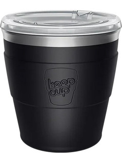 KeepCup Ποτήρι Καφέ Ατσάλι QuickSip XS Frost Μαύρο 170ml KPTHR180B