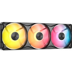 Corsair RS360 II Case Fan 120mm ARGB με Σύνδεση 3-Pin 4-Pin PWM 3τμχ Black