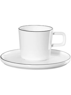 Asa Φλιτζάνι Espresso & Ελληνικού Καφέ Πορσελάνης Λευκό 80ml 2030113