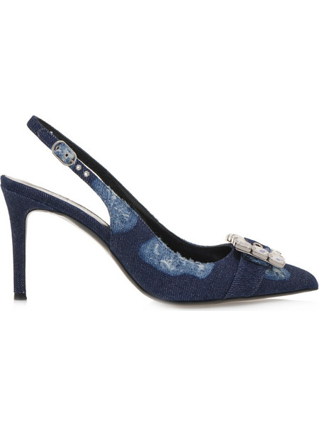 Sofia Baldi Γόβες Slingback με Τακούνι Στιλέτο Μπλε 48343