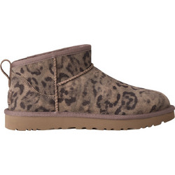UGG Classic Ultra Mini Spotted Γυναικεία Μποτάκια Suede Ταμπά 1180623-CHE
